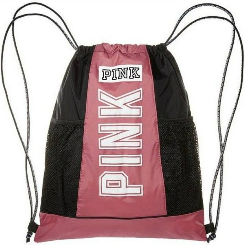 Victoria's Secret pull string backpack bag - Picture 2 of 13